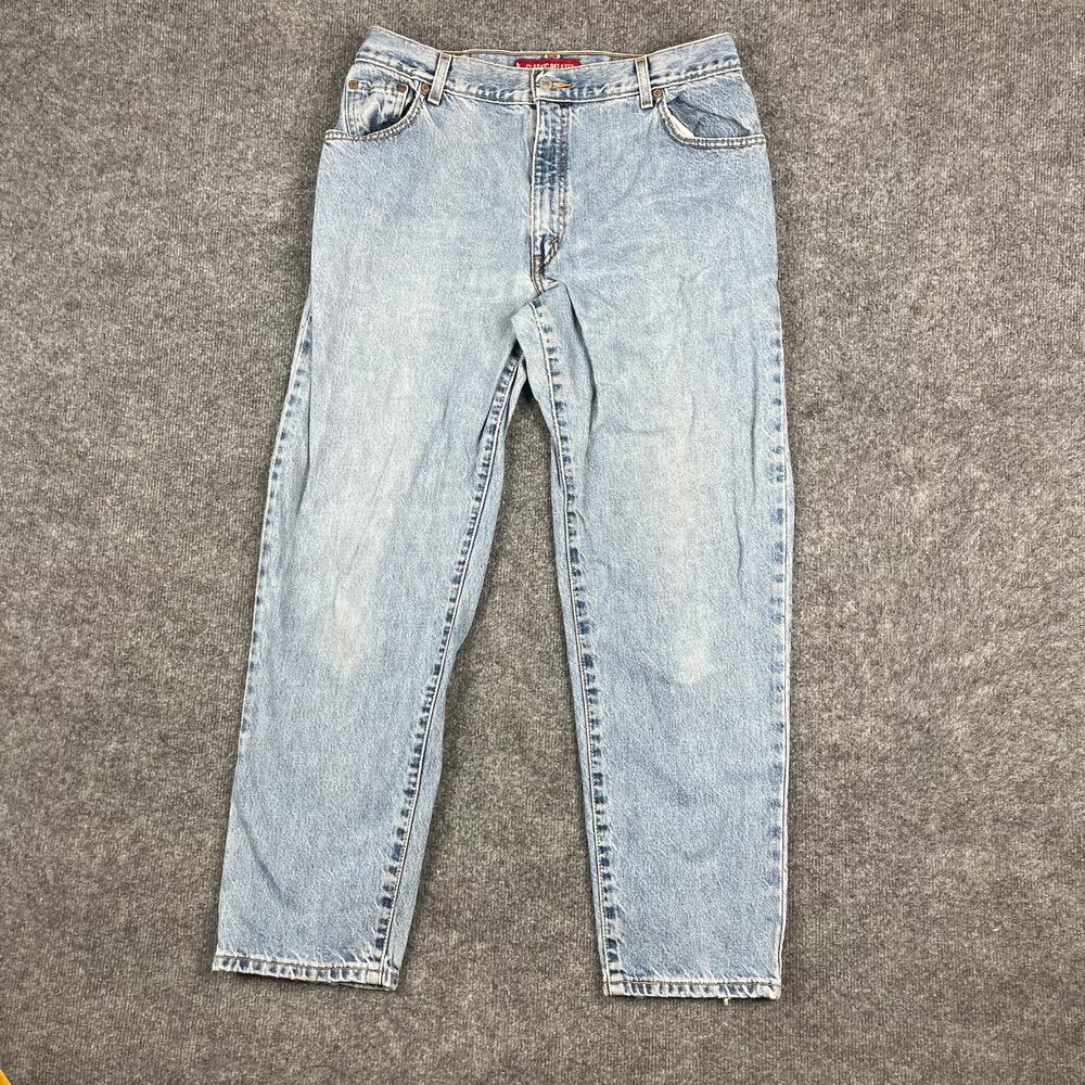 Levis 550 Jeans Womens Size 32 Relaxed Fit Tapered Leg Light‎ Wash Denim Classic